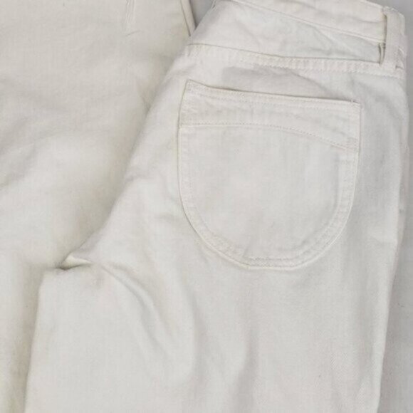 We The Free White Cropped Raw Hem Flare Jeans Size 27 - Picture 10 of 15